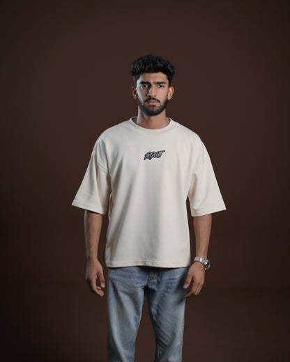 LIGHT BEIGE OVERSIZED TSHIRT