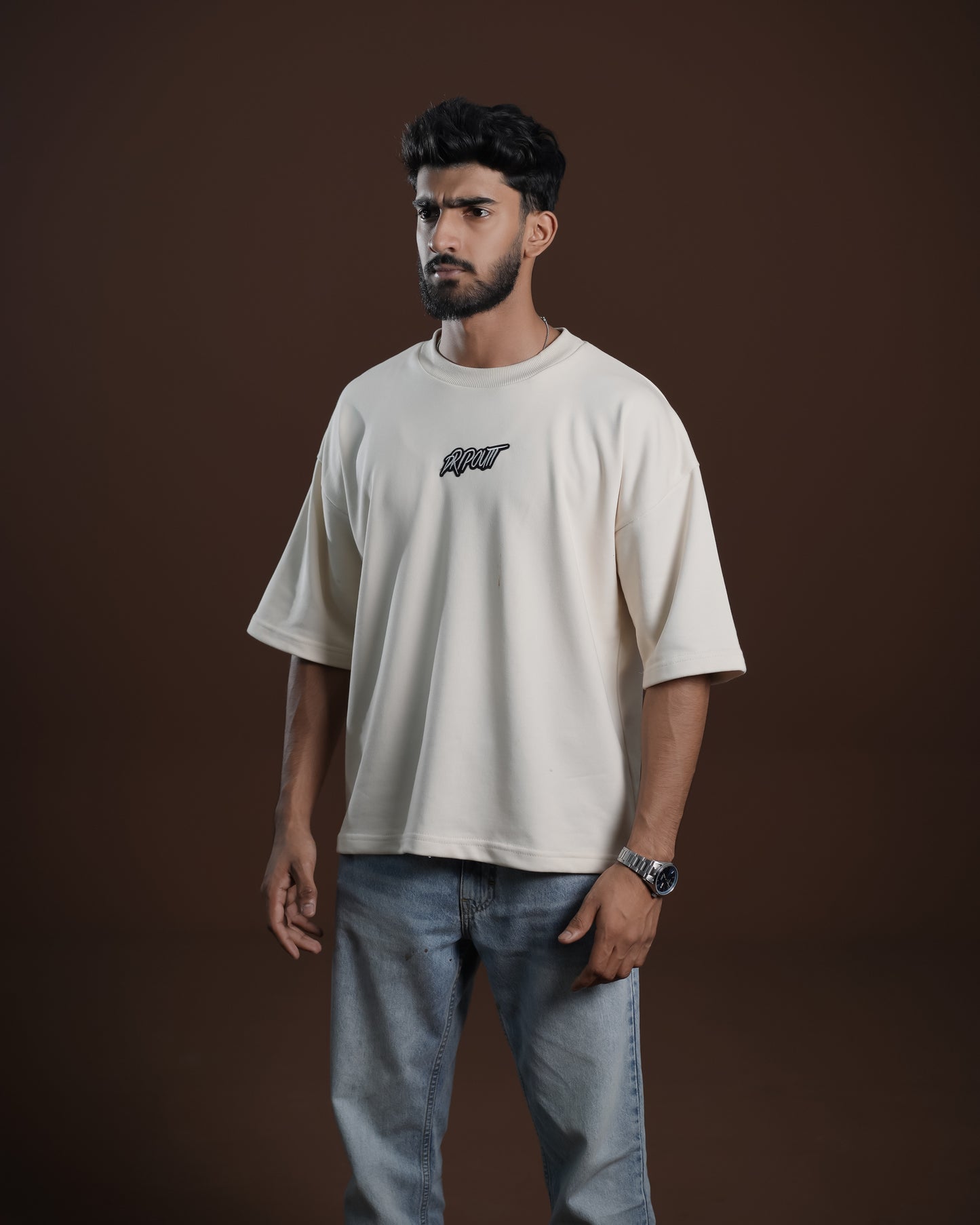 LIGHT BEIGE OVERSIZED TSHIRT