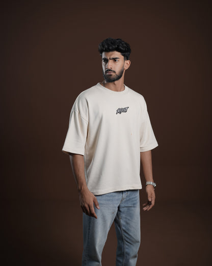 LIGHT BEIGE OVERSIZED TSHIRT