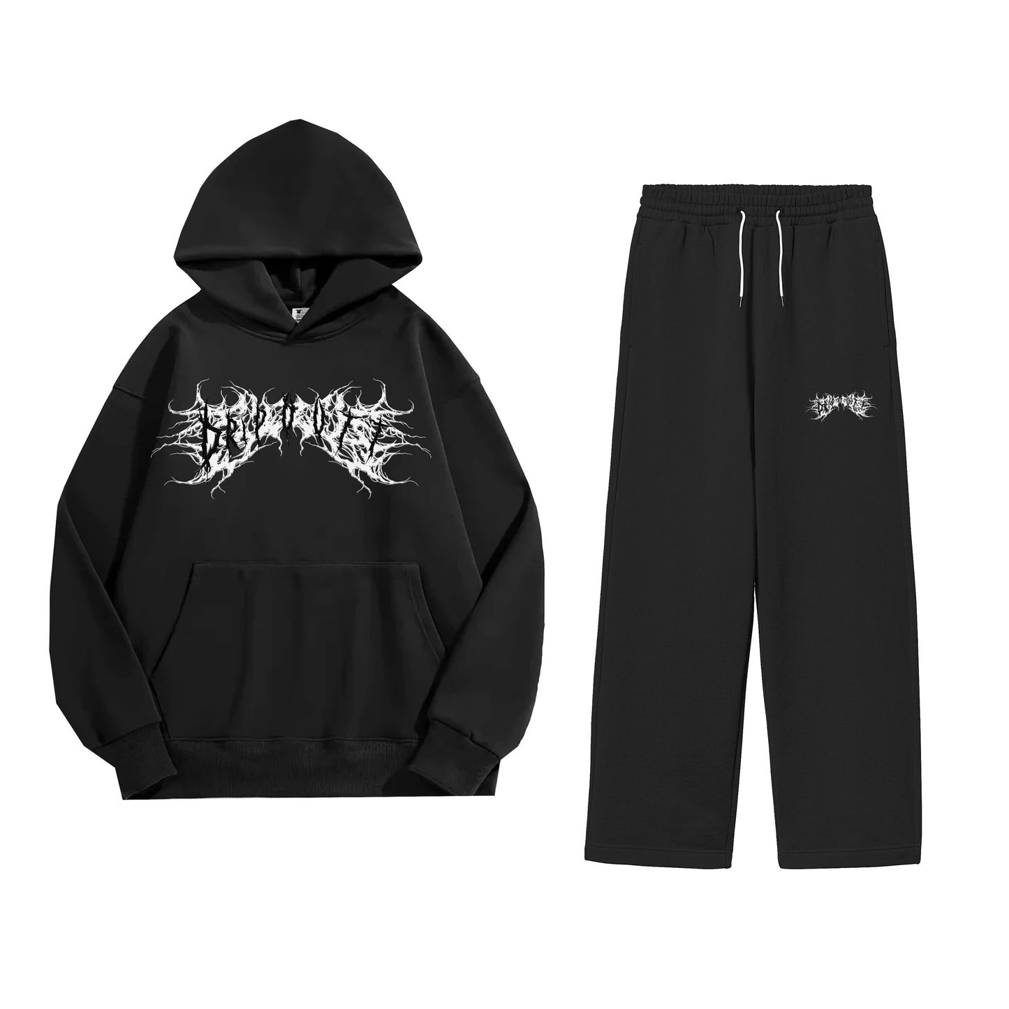 DRIPOUTT CO-ORD SET BLACK